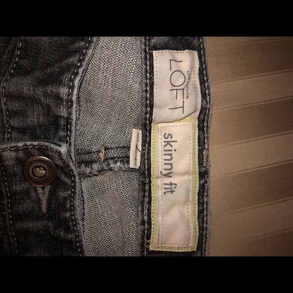 Ann Taylor Loft Skinny Fit Jeans Size 6 - Picture 4 of 5